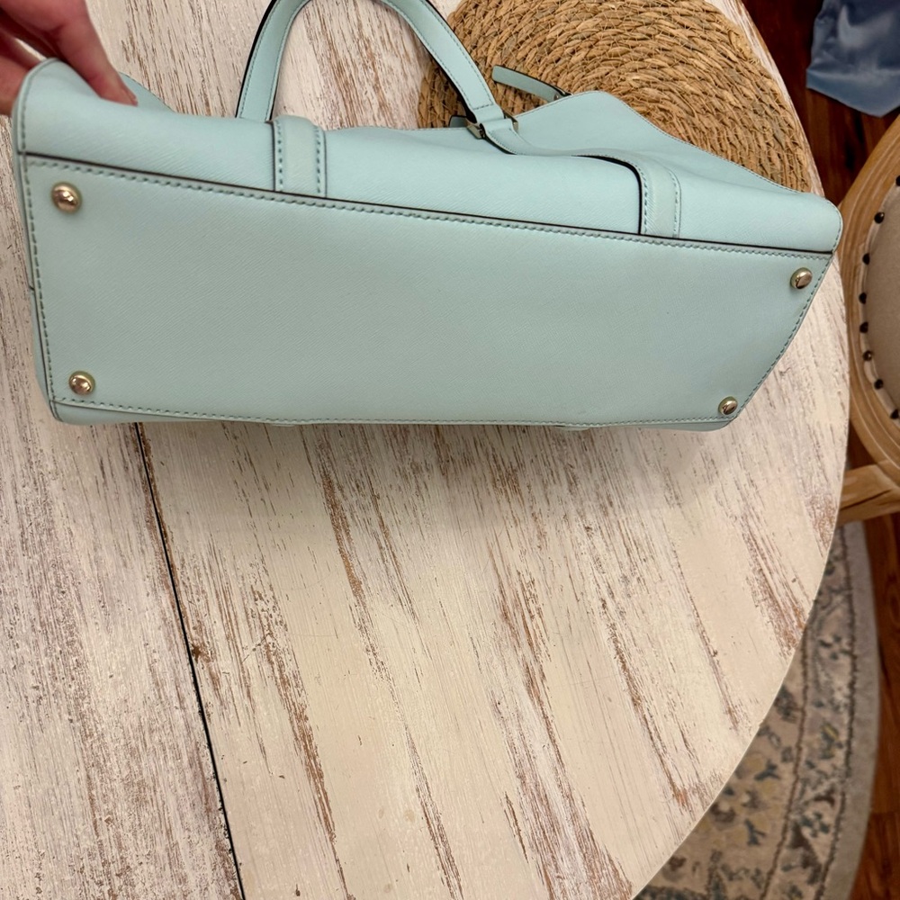 Kate Spade NY Newbury Lane Loden Light Blue Satchel & Matching Wallet - Picture 16 of 16